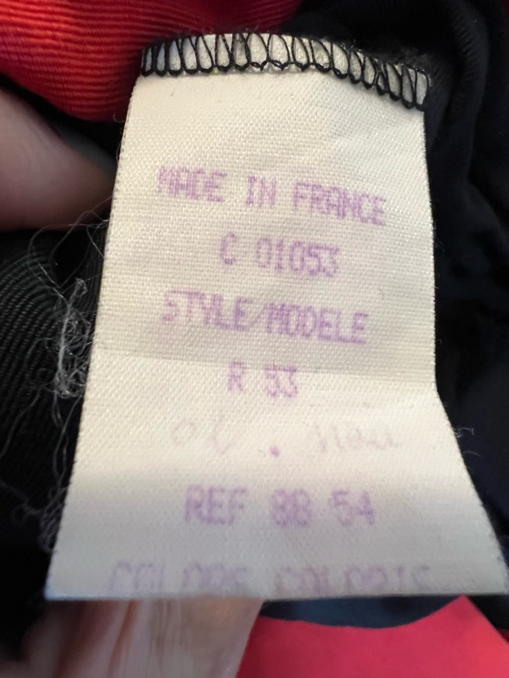 BALENCIAGA Cotton Colorblock Drawstring Dress Paris Made in France - Picture 7 of 7
